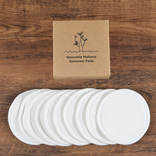 Bamboo Makeup Remover Pads -10pcs Washable Rounds