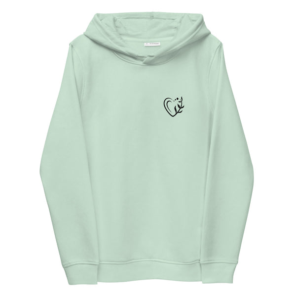 Women's ECO fitted hoodie - Heart