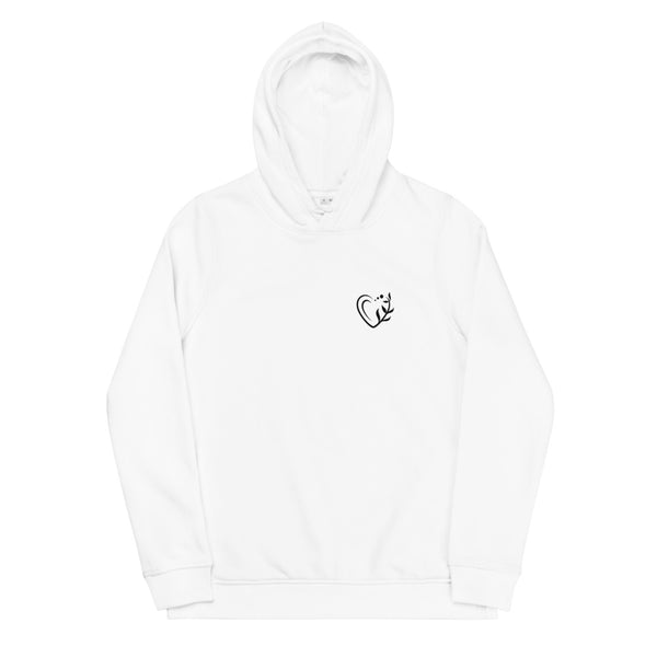 Women's ECO fitted hoodie - Heart